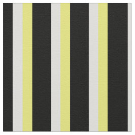 Tecido impresso, preto e branco e amarelo