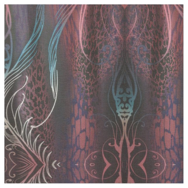 Tecido impresso seda (Detalhe)