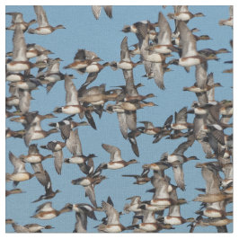 Tecido Incrível Patos de inverno no voo