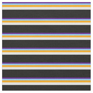 Tecido Indigo, Azul Claro, Laranja, Ciano Claro e Preto