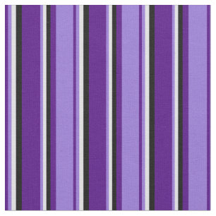Tecido Indigo, Roxo, Lavanda e Fitas Negras