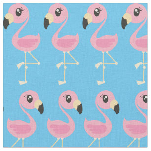 Tecido Infantil Estampa Tropical Flamingo Rosa Fof