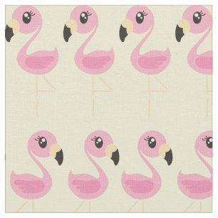Tecido Infantil Estampa Tropical Flamingo Rosa Fof