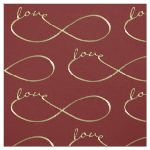 Tecido Infinity Love Lemniscate gold + o seu traseiro.
