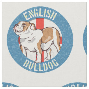 Tecido Inglês Bulldog Santo George's Cross