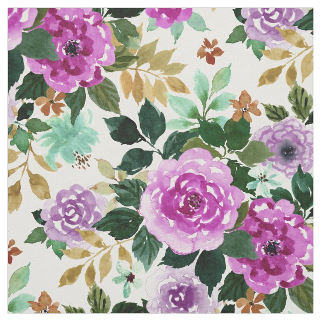 Tecido INTEGRIDADE Puro Mint Dourado Floral (Modelo)
