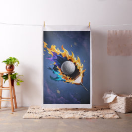 Tecido Intensidade de chama: A bola de golfe em ação.