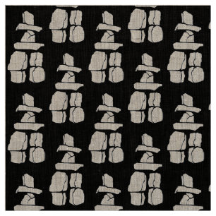 Tecido Inuit Art Vancouver Tecidos Inukshuk Linens