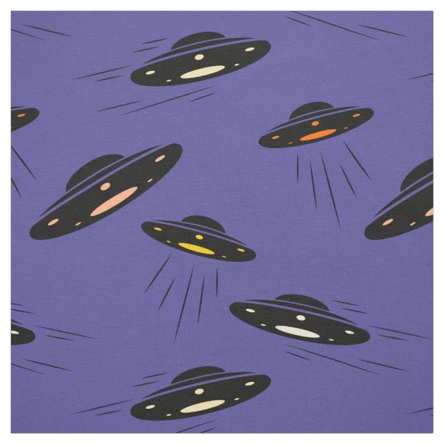 Tecido Invasão Alienígena UFO Impresso (Modelo)