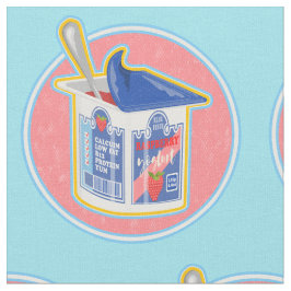 Tecido iogurte de morango