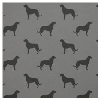Irlandês Wolfhound Dog Raça Silhouettes Patterado