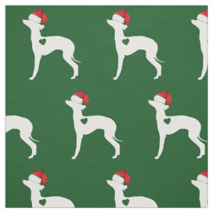 Tecido italiano Greyhound Natal Iggy Joann