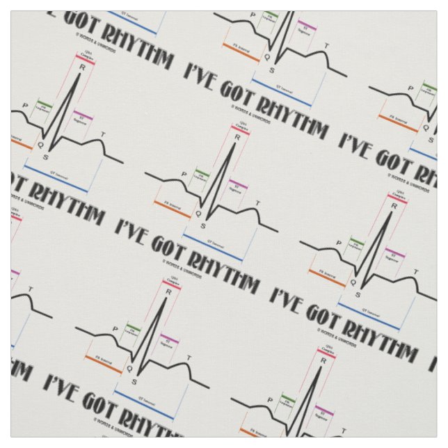 Tecido I've obteve o electrocardiograma do ritmo ECG EKG (Modelo)