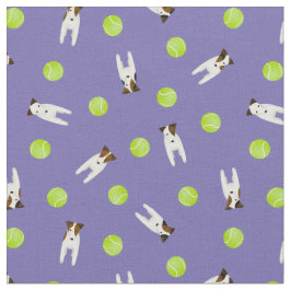Tecido Jack Russell Terrier Cães com tênis