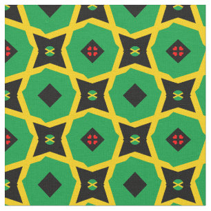 Tecido Jamaican Flag & Jamaica Trendy Tecido/fashion