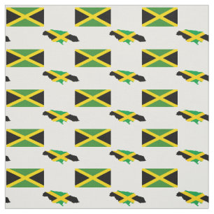 Tecido JAMAICAN MAP Jamaica Flag