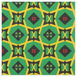 Tecido jamaicano Flag e Jamaica