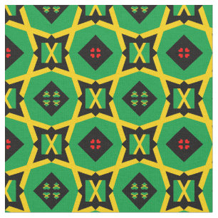 Tecido jamaicano Flag e Jamaica
