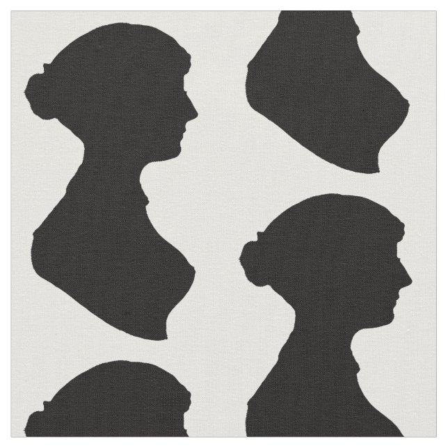 Tecido Jane Austen silhouette (Detalhe)