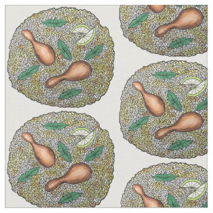 Tecido Janto de Comida de Arroz Misto Indiano (Chicken Bi