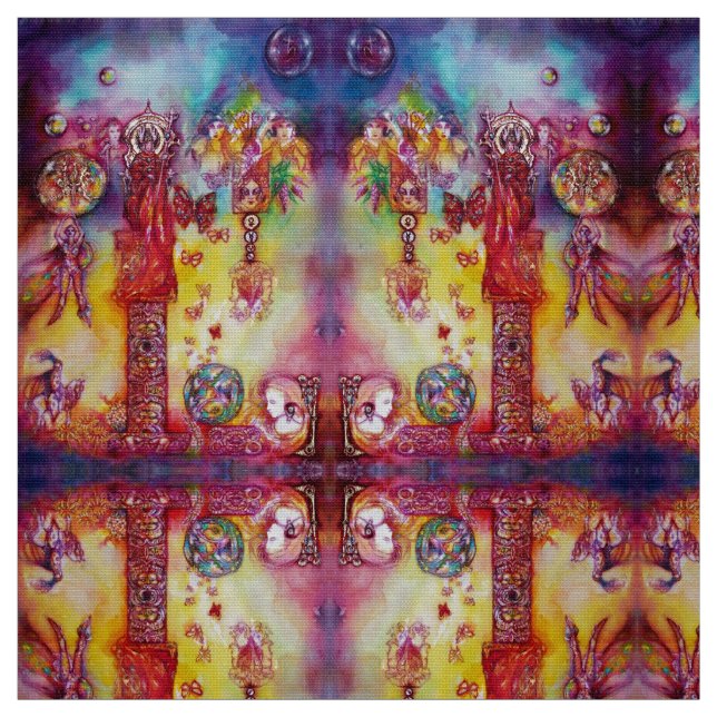 TECIDO JARDIM DAS SOMBAS, FIOS E BORRACHAS PERDIDAS (Modelo)