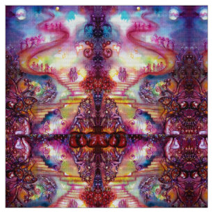 TECIDO JARDIM DAS SOMBRAS PERDIDAS/ESCADAS MÍSTICAS