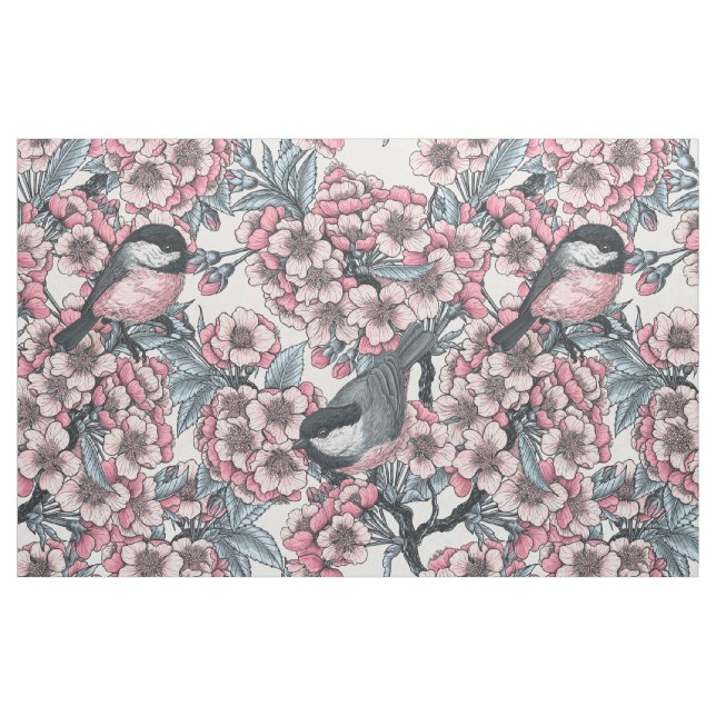 Tecido Jardim de Cherry (Fat Quarter)