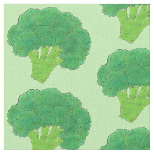 Tecido Jardim de Veg Vegetal de Broccoli Veggie