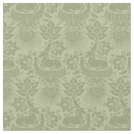 Tecido Jardim do Unicórnio Renascentista Doll-Scale, Selv