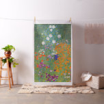 Tecido Jardim Flor por Gustav Klimt<br><div class="desc">Linda pintura colorida de um jardim floral por Gustav Klimt. Incríveis variações de cores e belas flores ajustados simplesmente lindas em muitos tipos de produtos e ideias de presentes maravilhosos.</div>