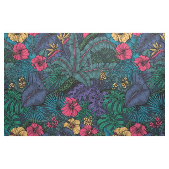 Tecido Jardim tropical (Fat Quarter)