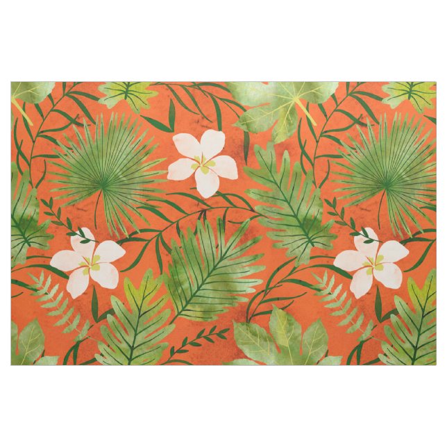 Tecido Jardim Tropical Nalani Coral (Fat Quarter)