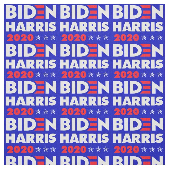 Tecido Joe Biden 2020|Harris Vote Democrata Azul Eleitora (Modelo)