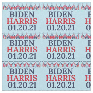 Tecido Joe Biden Kamala Harris Dia da Inauguração