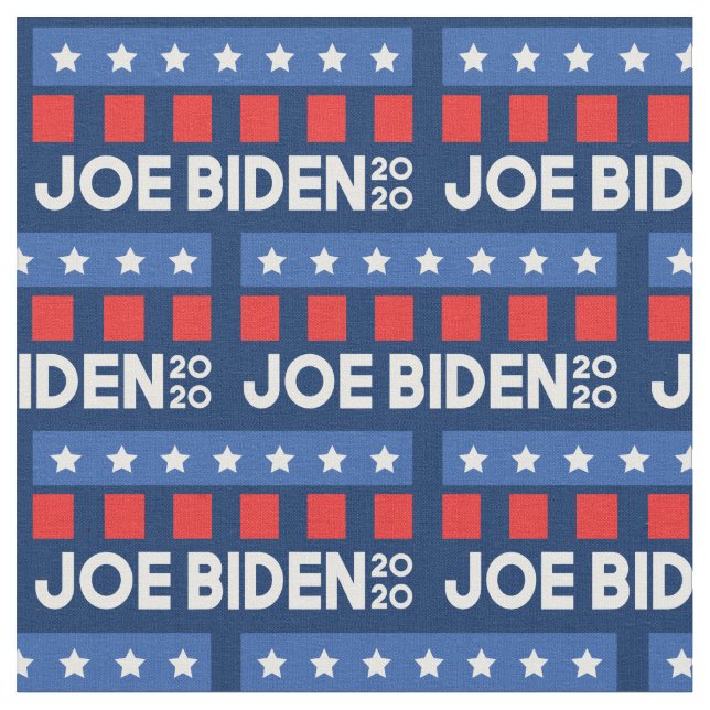 Tecido Joe Biden Presidente Eleição 2020 EUA (Detalhe)