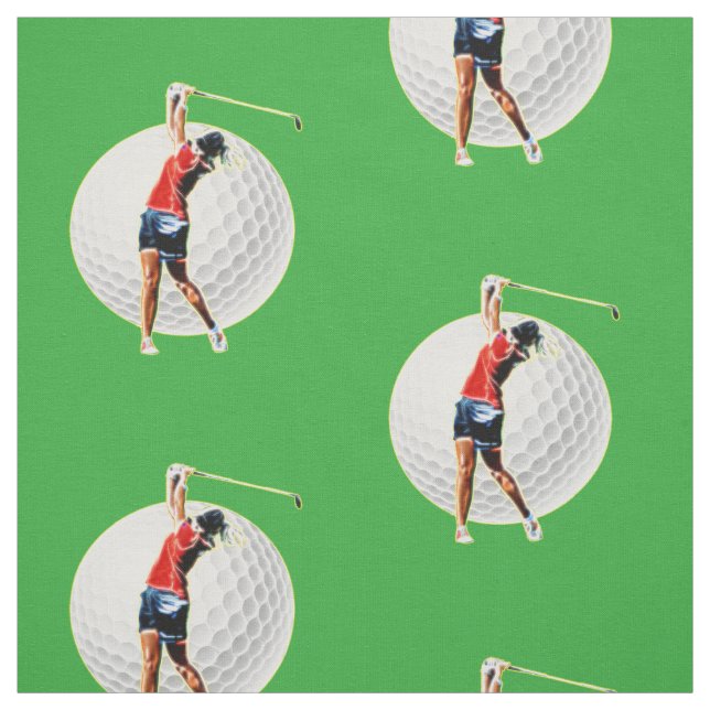 Tecido Jogador de golfe psicadélico de incandescência com (Modelo)