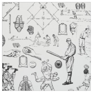 Tecido jogadores de beisebol antigos esportes vintage