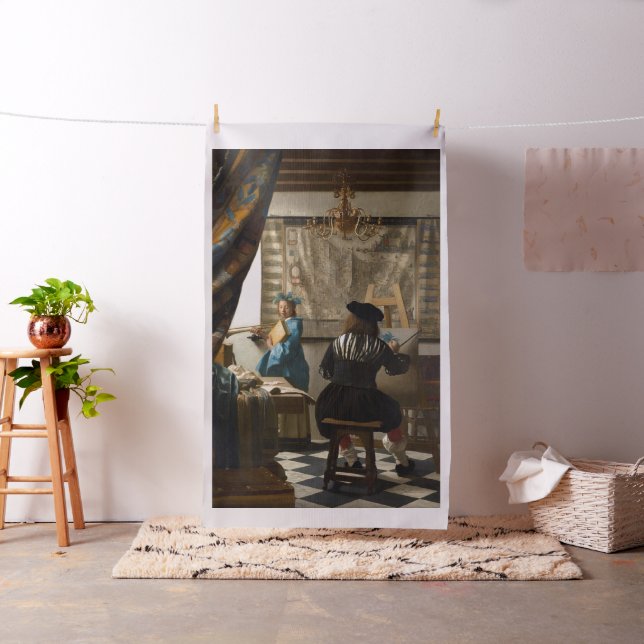 Tecido Johannes Vermeer - A Alegoria da Pintura (In Situ)