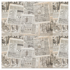 Tecido jornal antigo