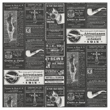 jornal antigo francês negro victoriano