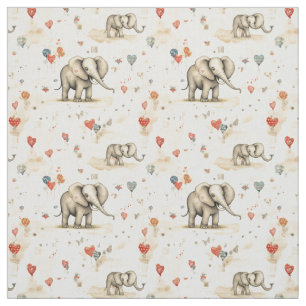 Tecido Joyful Jumbo: Elefante Whimsy