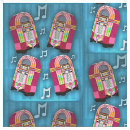 Tecido Jukebox do néon de Rockin