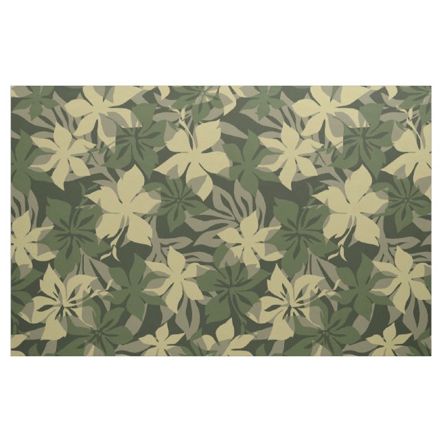 Tecido Kaanapali Camo Havaí - Hibiscus Floral (Fat Quarter)