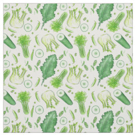 Tecido Kale Aipas Aquarelas Cozinha Vegetais