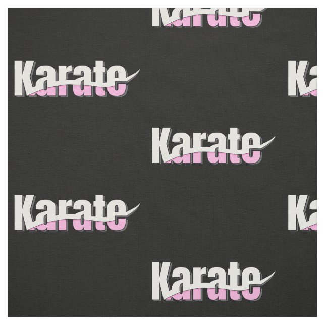 Tecido Karate Martial Arts Girly Pink (Modelo)