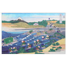 Tecido Katsushika Hokusai - Fuji do Kanaya no Tokaido