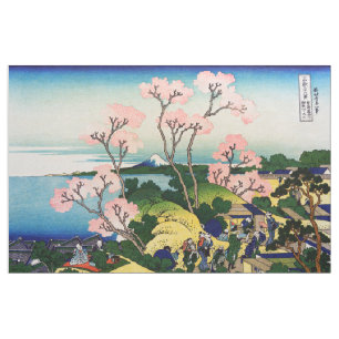 Tecido Katsushika Hokusai - Gotenyama, Tokaido, Shinagawa