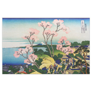 Tecido Katsushika Hokusai - Gotenyama, Tokaido, Shinagawa