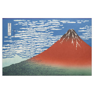 Tecido Katsushika Hokusai - Vento fino, Bom dia