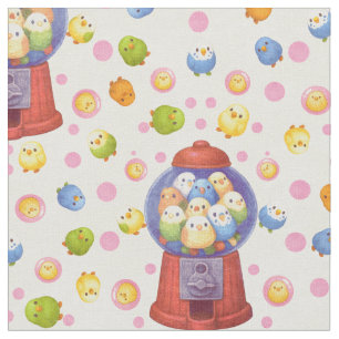 Tecido Kawaii Budget ie Gumball Pastel Pattern